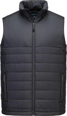 Produktbild von Professioneller Bodywarmer mit isolierten Lamellen – Größe XL – Metallgrau – Portwest