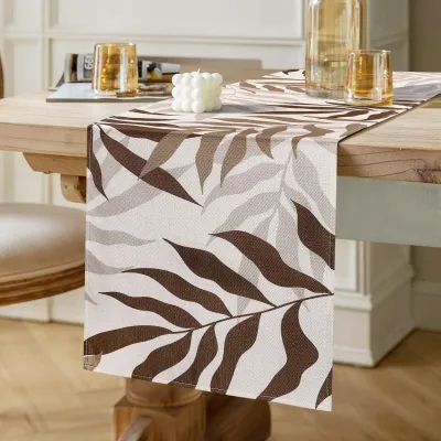 Zdjęcie produktu dla Bieżnik na stół, 40 x 140 cm, z motywem kwiatowym