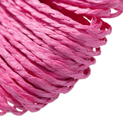Produktbild von 30m Papierschnur Papierkordel Bastelschnur Papierschnur gedreht, Farbwahl, Farbe:pink