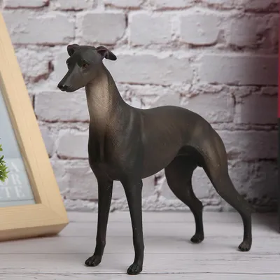 Image de Modèle de chien jouet éducatif pour enfants, haute simulation, animal miniature, décoration de la maison