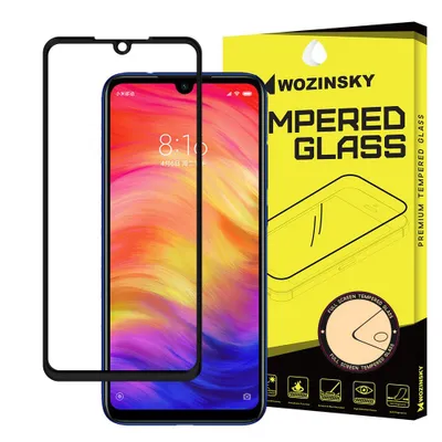 Produktbild von Tempered Glas Wozinsky für Xiaomi Redmi Note 7 - Schwarz KP10238