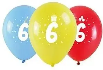 Immagine prodotto di Arpex Palloncini con stampa di numeri, 28 cm - Compleanni, feste