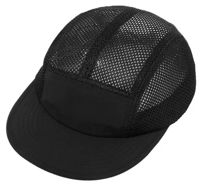 Immagine prodotto di Cappello da baseball estivo, rete traspirante, ad asciugatura rapida, regolabile, protezione solare, colore nero