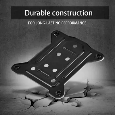 Image de 1 pièce : plaque arrière de support pour ventilateur de refroidissement de processeur en métal, compatible avec les sockets Intel 1155 / 1156 / 1150