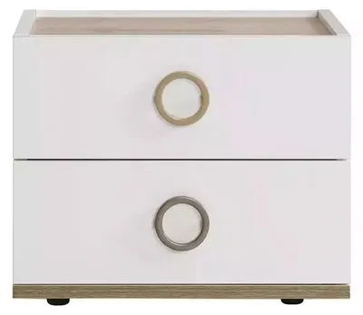 Immagine prodotto di Comodino Comodino per bambini Camera dei bambini legno Bianco Moderno