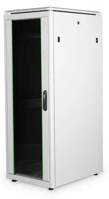 Produktbild von Netzwerkschrank Unique Serie - 600x800 mm (BxT) (hellgrau, 32 Höheneinheiten)