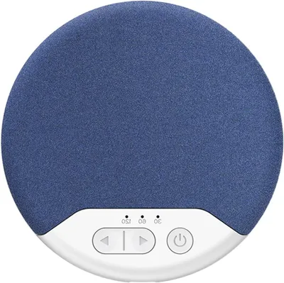Immagine prodotto di Altoparlante da posizionare sotto il cuscino - Macchina per il suono del sonno - Aiuta ad addormentarsi più velocemente - Riproduzione sonora discreta - 12,5 x 12,5 x 2,49 cm - Bianco