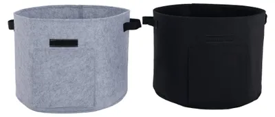 Produktbild von Kondela Pflanzsack (2 Stk.) Grovin Typ 2 - Schwarz / Grau