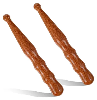 Produktbild von 2 Stück Akupunkturstifte aus Sandelholz für Körper- und Fußentspannung