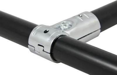 Produktbild von T-Verbinder verchromt für 28 mm Rohre