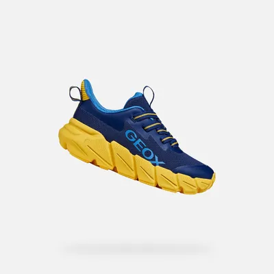 Obrázek produktu pro Tmavě modré tenisky Geox Flexyper Fast pro chlapce, velikost 36