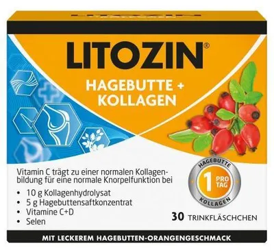 Obrázok produktu pre Litozin Rosehip+Collagen Drink fľaša 30X25 ml