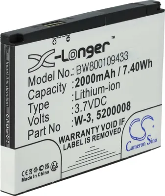Produktbild von vhbw Akku kompatibel mit Netgear Aircard AC785S Router Modem Hotspots (2000 mAh, 3,7 V, Li-Ion)