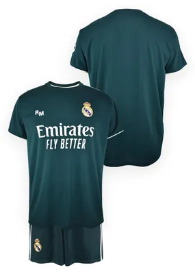 Produktbild von Real Madrid - Kit Segunda Equipación Temporada 26/27, Verde, Edad 14 años - Réplica Con Licencia Oficial – Größe 14 Jahre, Grün