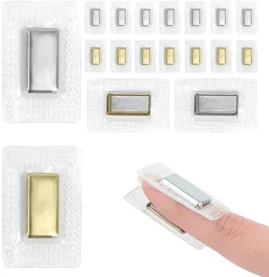 Obrázok produktu pre Magnetické doplnky na šitie, miniatúrne magnety s PVC povrchovou úpravou pre kabelky, odevy, kožené výrobky a ručné práce, 20 ks