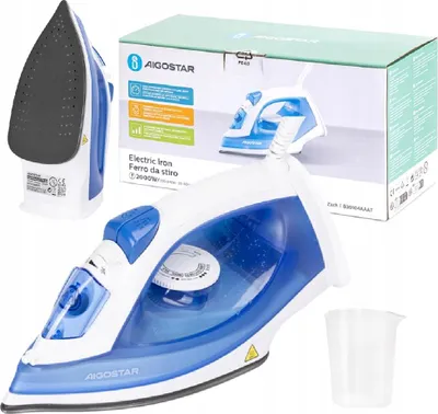 Immagine prodotto di Ferro da stiro a vapore ceramico, autopulente, anticalcare, Aigostar Zach, 2000 W