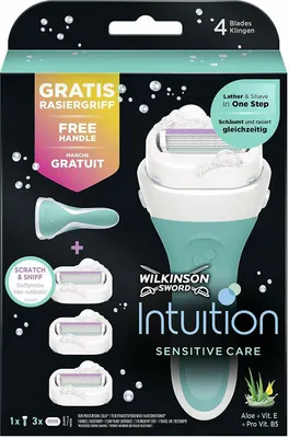 Produktbild von Wilkinson Sword Intuition Sensitive Care Rasierer mit 3 Klingen