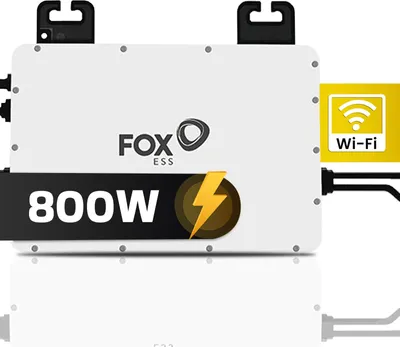 Produktbild von Fox ESS M1-800-E Mikro-Wechselrichter 800 W, 2× MPPT, WLAN, IP67, Plug-&-Play für Balkonkraftwerk