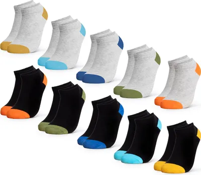 Produktbild von Occulto Mädchen & Jungen Sneaker Socken 10er Pack (Modell: Piccolo) MixBoys 31-34