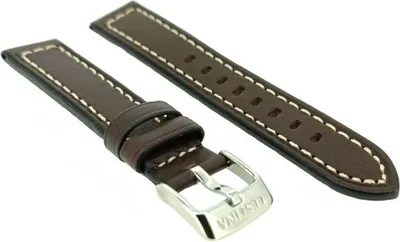 Produktbild von Festina Sport Uhrenarmband 18mm dunkelbraun Leder weiße Naht F16171/7
