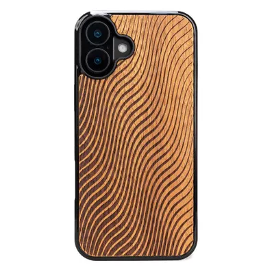 Produktbild von Holzhülle für iPhone 16 Plus, Bewood Merbauwellen