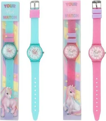 Produktbild von Depesche Kinderuhr Ylvi - buntes Silikon-Armbanduhr für Mädchen