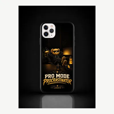 Obrázek produktu pro Pouzdro na iPhone 11 Pro Max, ochranné pouzdro s motivem prokrastinace – značka LUNØIR ©