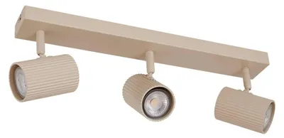 Produktbild von Lindby Deckenspots Kardis, beige, 3-flg., Metall, GU10
