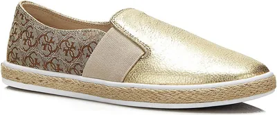 Produktbild von GUESS LAURI LOGO SLIP-ON Sneaker Espadrilles Gold 35