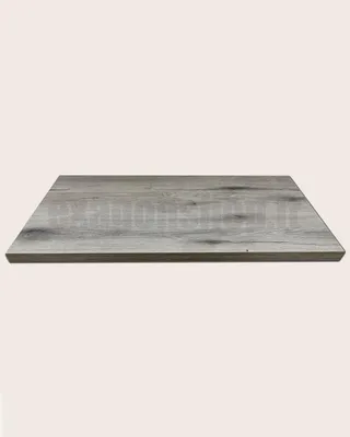 Immagine prodotto di Mensola 100x46 per lavabo appoggio grigio effetto legno senza staffe