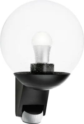 Produktbild von STEINEL L 585 S, Wandbeleuchtung für den Außenbereich, Schwarz, Glas, Kunststoff, IP44, Garten, II