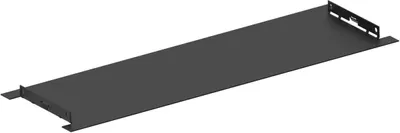 Produktbild von Abnehmbare Dachblende 370x90mm schwarz für Schranköffnung