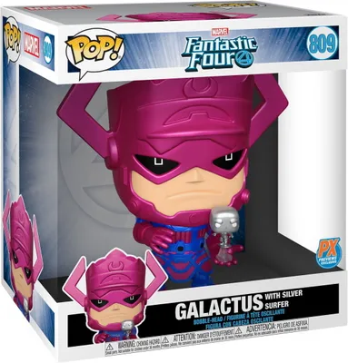 Produktbild von Marvel Fantastic Four - Galactus with Silver Surfer 809 PX Exclusive - Funko Pop! - Vinyl Figur