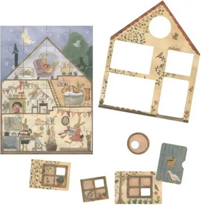 Produktbild von Puzzle 24 układanka Domek Króliczka
