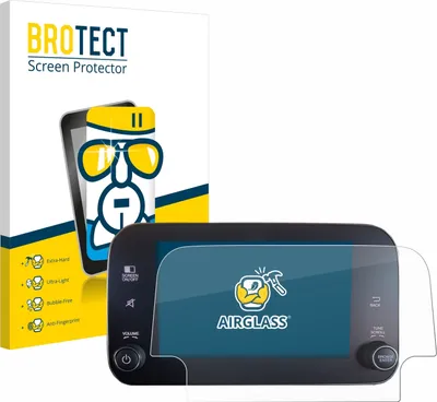 Produktbild von BROTECT Schutzglas für Fiat Tipo 2016-2019 Uconnet 7" Schutzfolie Panzer Folie Glas Display Schutz klar