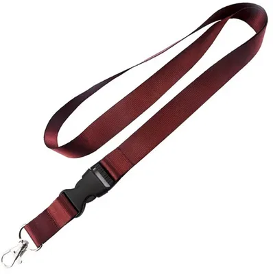 Produktbild von Dunkelrotes Schlüsselband – Schlüsselband – Schlüsselband – 50 cm – Burgunderrot – mit abnehmbarem Teil – 1 Stück – CHPN