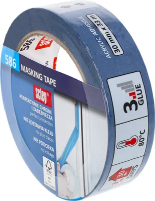 Produktbild von Blaues Scley-Abdeckband 30 mm x 33 m *586*