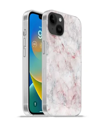 Produktbild von MuchoWow® Handyhülle Schutzhülle Hülle für Apple iPhone 14 Plus - Soft case Marmor - Rot - Naturstein Silikon Softcase Handy Hülle - Abbildung