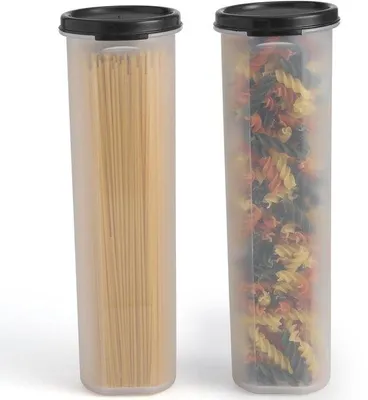 Immagine prodotto di Contenitori ermetici in plastica senza BPA, 2 pezzi, trasparenti