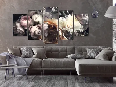 Produktbild von BLUMEN PÄONIEN Acrylglasbild Modern Wandbild Glasbilder Bilder b-C-0663-k-m