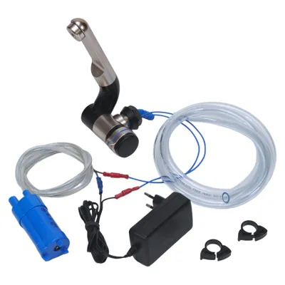 Produktbild von 230V Camping mobile Barwig Automatikwasserhahn mit Tauchpumpe und Netzteil