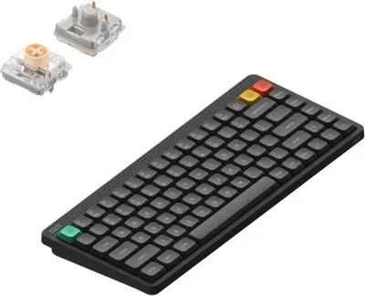 Produktbild von NuPhy Node 75 Kabellose Mechanische Tastatur Low-Profile QWERTY US / Ink Gray / Blush nano