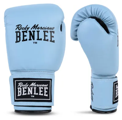 Produktbild von Boxhandschuhe aus Kunstleder RODNEY Powder Blue/Black 12 oz BENLEE