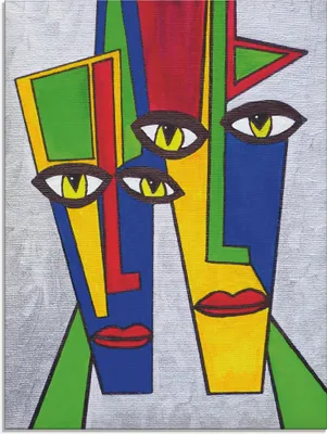 Produktbild von ARTland Glasbild Portrait Größe: 45x60 cm