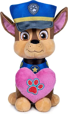 Immagine prodotto di PAW Patrol (Chase) 27cm peluche di alta qualità per i fan della famosa serie TV