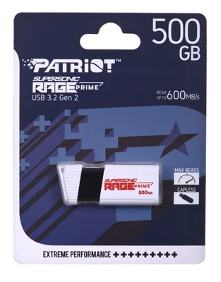Immagine prodotto di Patriot Rage Prime 600 Mb/S 512Gb Usb 3.2 8K Iops