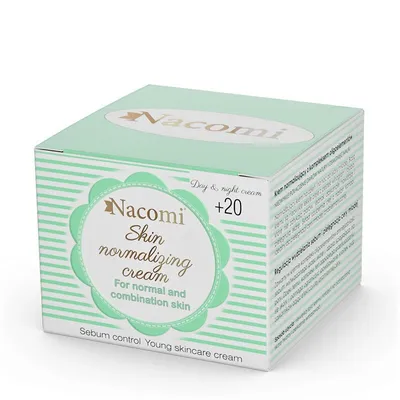 Obrázok produktu pre Nacomi Krem Normalizujący 20+, 50 ml