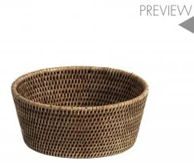 Immagine prodotto di H&H Cestino Ovale In Rattan Cm 23X20Xh10