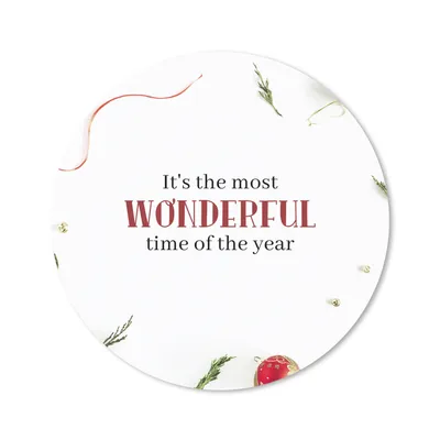 Produktbild von MuchoWow® Mauspad Mousepad Weihnachten - Winter - Zitat 40x40 cm - Mousepads - Maus Mat - Pad - Mausunterlage - Schreibtisch Accessoires