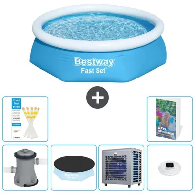 Obrázok produktu pre Bestway Fast Set, kruhový bazén - 244 x 61 cm - 5-dielna sada, model S175